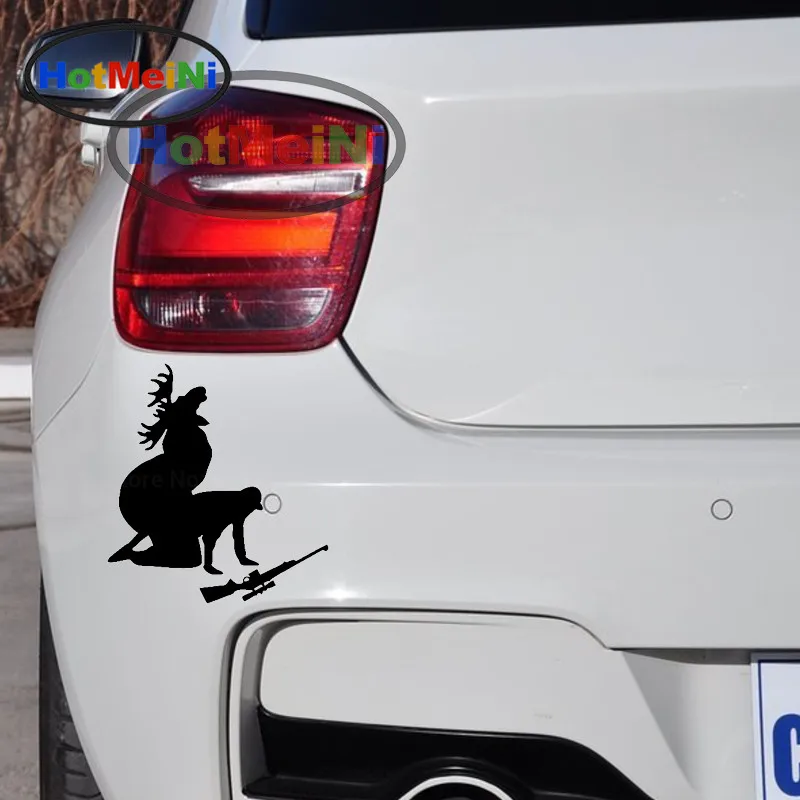 How Ya Like My Meat Now Funny Moose Hunting Hunter Car Window Decal Sticker