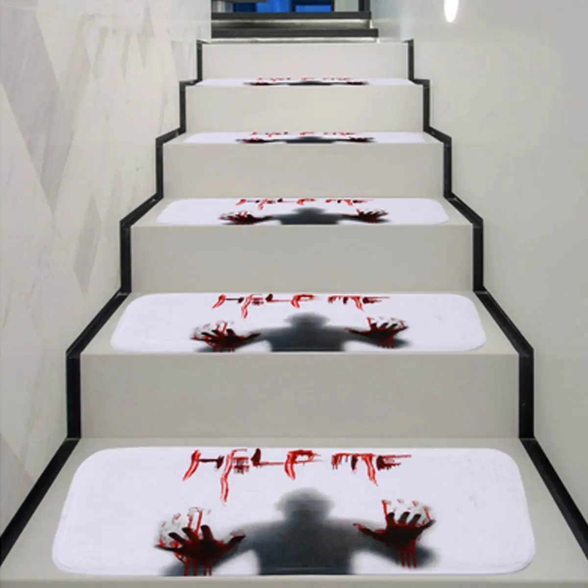 Anti Slip Floor Mats Halloween Design Stair Pad Horrible Doormats Carpet Kitchen Bathroom Parlor Floor Step Mat 66.5x23cm Anti Slip Floor Mats Halloween Design Stair Pad Horrible Doormats Carpet Kitchen Bathroom Parlor Floor Step Mat 66.5x23cm