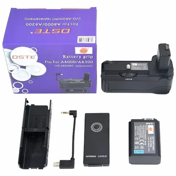 

DSTE VG-6300RC Multi-Power Vertical Battery Grip Handgrip Holder Remote Control with NP-FW50 for Sony A6300 A6000 Camera