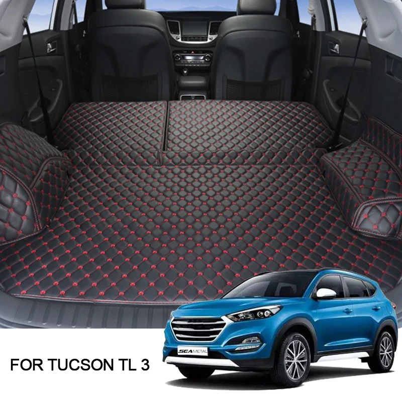 Cargo Liner Voor Hyundai Tucson 2018 2017 2016 TL 3 auto Vloer