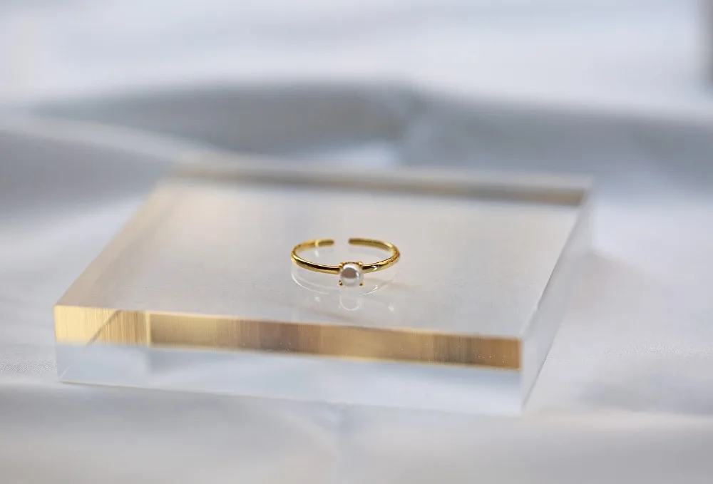 L& zuan позолоченное классическое жемчужное кольцо в виде ракушки для женщин, 925 пробы, серебряные Регулируемые кольца для горячих аксессуаров, рождественские подарки