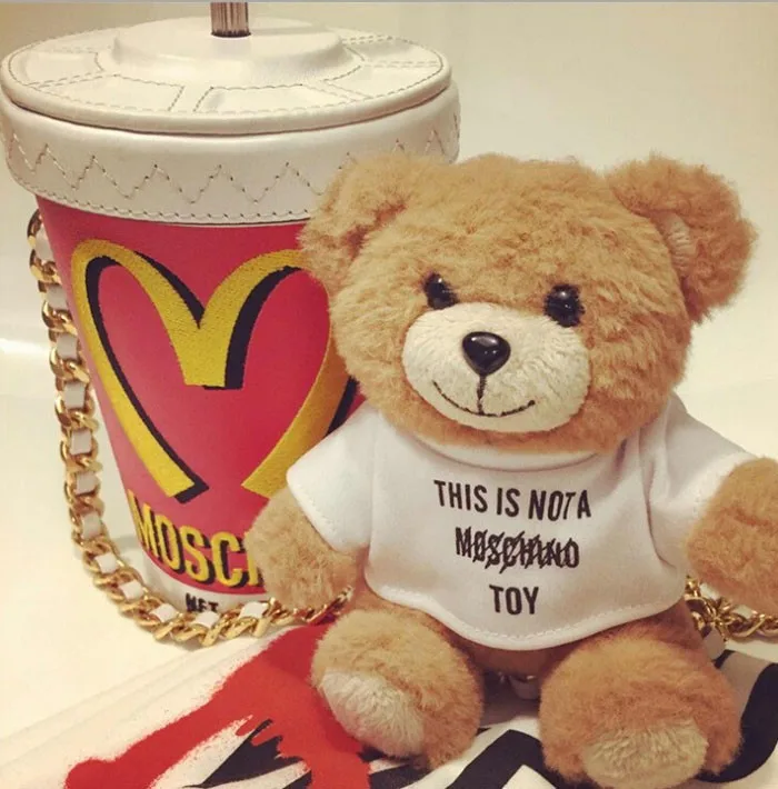 2016 New Cute Bear Power Bank 9800mAh general charger portable mobile power Plush doll ornaments