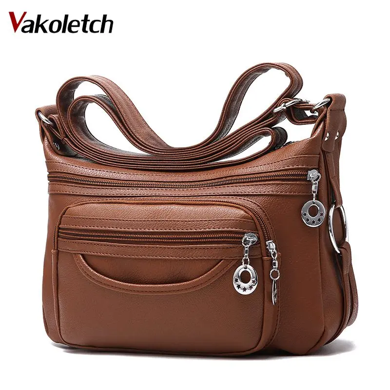 

2019 Brand Leather Shoulder bag Tote Bag crossbody bag for lady Luxury lady Messenger bag Designer Woman Handbag KL283