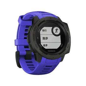 

Sport Silicone Strap Quick Release Replacement Watch Band for Garmin Instinct -Drop