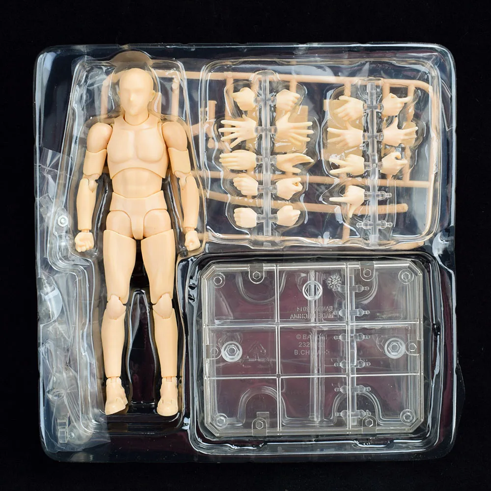 Tamanshii S. Figuarts Body Kun Man DX Набор фигурок светло оранжевый цвет кожи переменная кукла