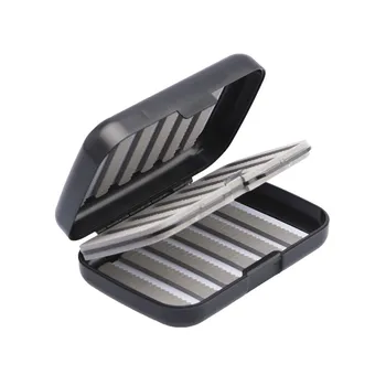 

New Fishing Equipment Fly Fishing Waterproof Box + Slit Foam Fishing Lure Hook Bait Fly Box Fishing Tackle Box 2 Floor