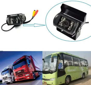 

Car LED Backup Camera 120 degrees Viewing Angle High Definition Waterproof Night Vision Applicable to Heavy Truck Car Bus Auto