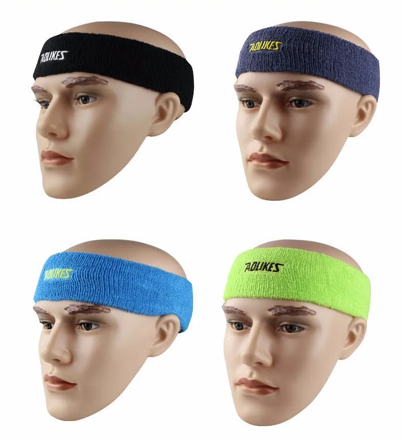 1 шт. высокое качество Хлопок Пот повязка для мужчин Sweatband wo мужчин Йога повязки для волос голова Пот Повязки Спортивная безопасность