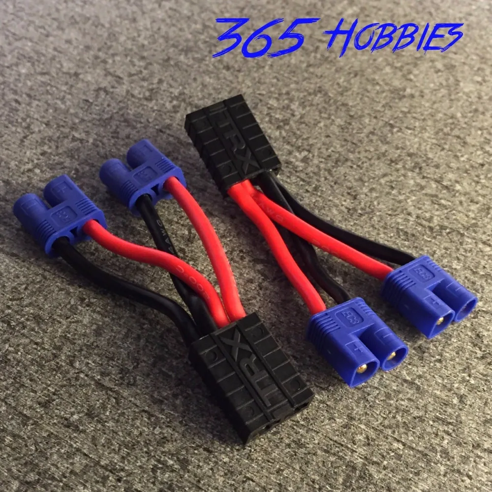 Traxxas To Deans Adapter OliYin 2pcs Compatible With TRX 2-Male To 1-Female  Series 3.93