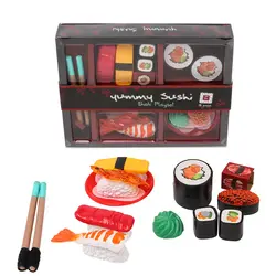 Кухонные игрушки посуда игровой домик для девочек моделирование суши модель ролевые игры суши Комбинация Мини Diy еда игрушка