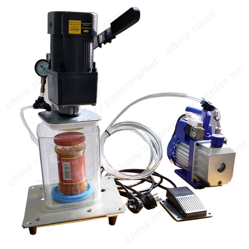 Semiautomatic Electric pneumatic vacuum bottle capping machine Cap rotating machine bottle cap Twisting twister sealing machine