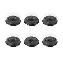 10 шт. 10,5 дюймов прозрачные пластиковые пирожные, паштеты коробка кекс Маффин купольные держатели декор для кексов чашки