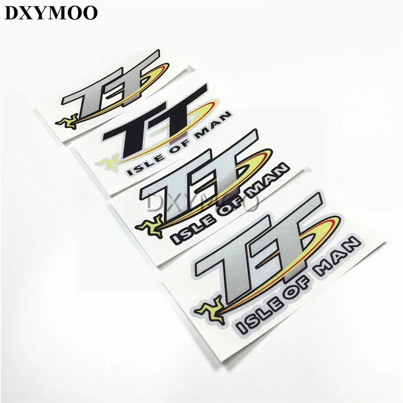 

Car Styling TT ISLE OF MAN Car Motor Sticker Decals Reflective Waterproof for Motorcycle Car Helemet Bike etc