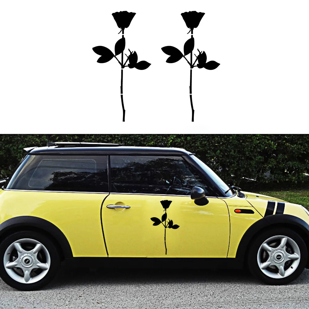 

Diy flowers Car Stickers Car Both Body Stickers Decal Car Wrap Vinyl Film Automobiles Products Car Accessories