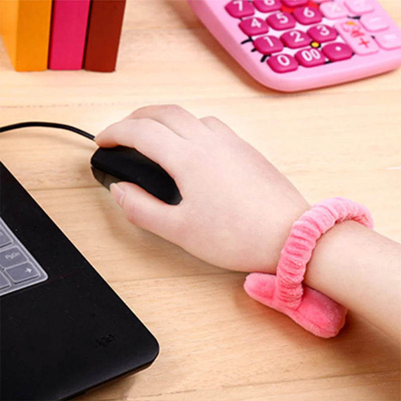 

New Multi-purpose Mouse Wrist Rest Hairband Soft Moveable for Home Office Computer