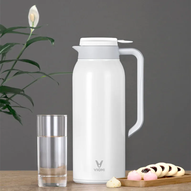 Xiaomi Mijia VIOMI 1.5L чайник из нержавеющей стали вакуумная колба переносной термос чашки 24 часа вода «Умная» бутылка термос