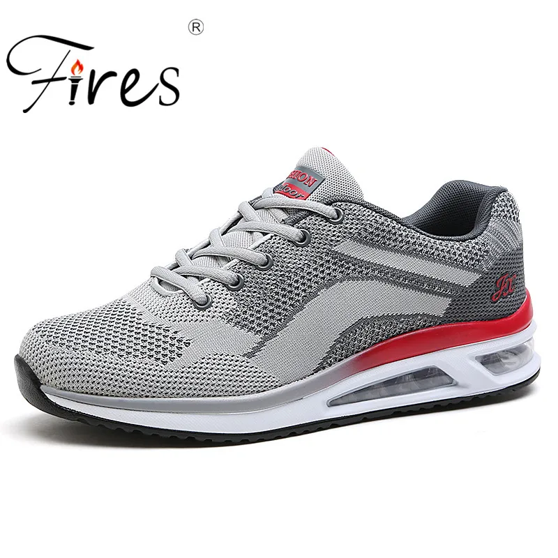 

2019 New Men Sneakers Thick Sole Breathable Mesh Running Shoes for Men Platform Chunky Shoes Outdoors Walking Shoes Zapatillas
