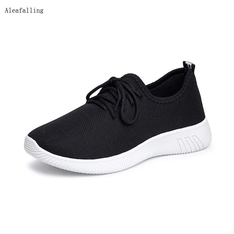 

Aleafalling Smart Flat Breathable Women Shoes Softable Bottom Shoes Breathable Mesh Air Zapatos Mujer Girl Slip On Shoes 35-40
