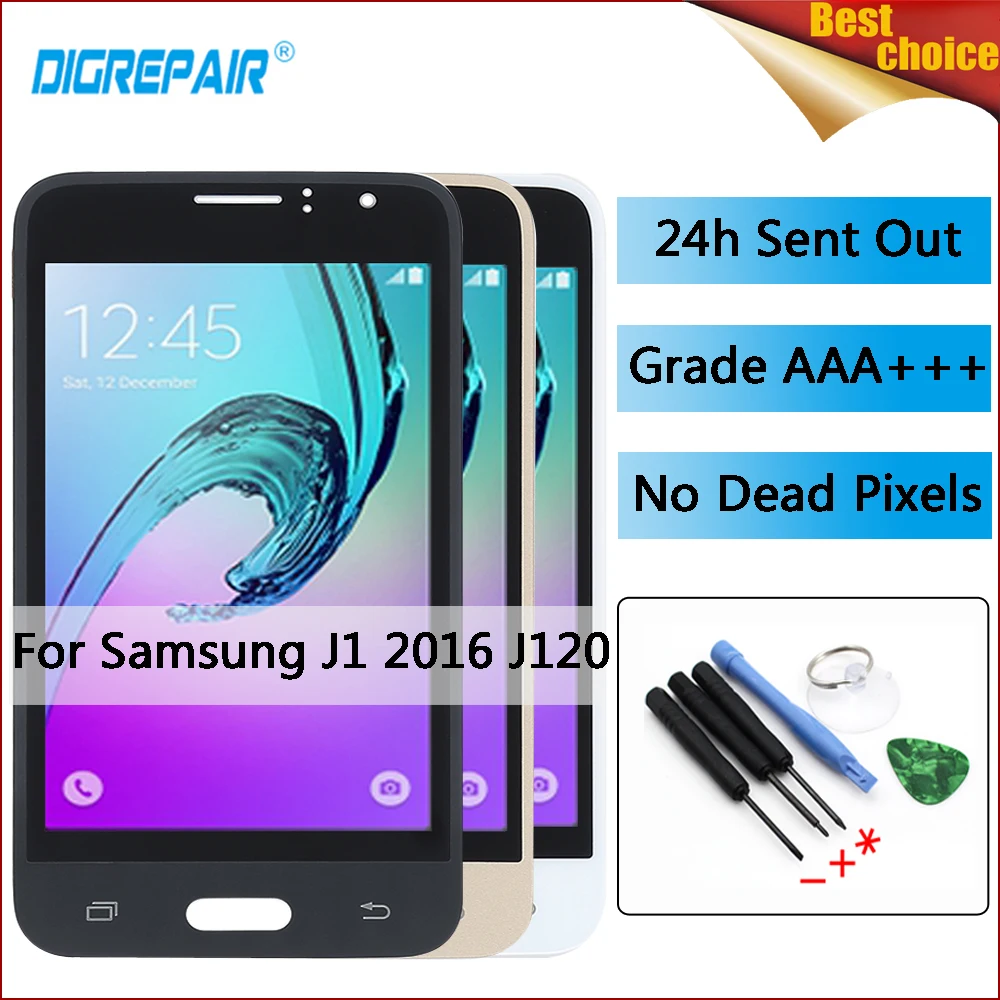 

4.3" For Samsung Galaxy J1 2016 Display J120 J120F J120M J120H LCD Digitizer Touch Screen Replacement For Samsung J1 2016 Screen