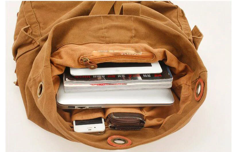 Anavisare, Винтажный Мужской рюкзак, брезентовый Рюкзак, большая дорожная сумка, кожаные рюкзаки для ноутбука, школьные сумки для подростков G8