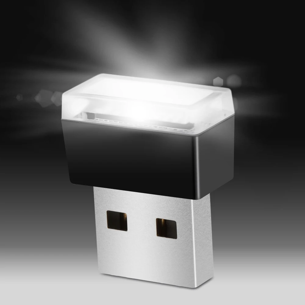 1 шт. автомобильный Стайлинг USB атмосферный светодиодный светильник