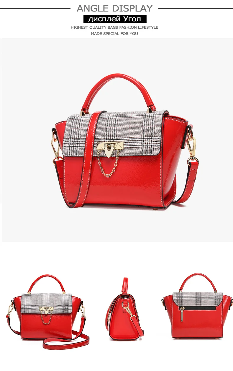 Jianxiu marca feminina bolsa de couro do