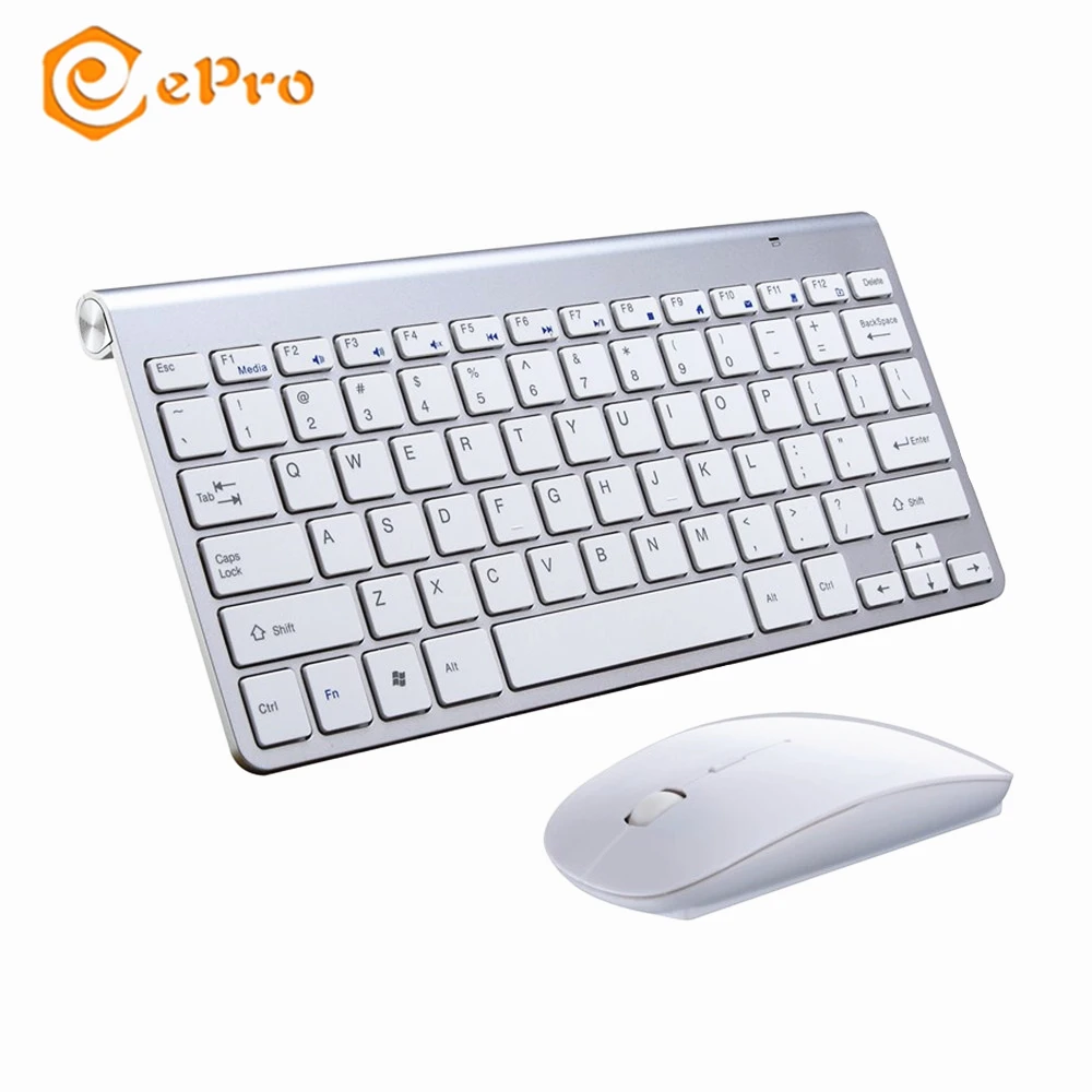 

Keyboard and Mouse Combo Set Wireless Ergonomic Multimedia Mini Keyboard Mouse Set For Laptop PC Tablet Office Entertainment Mac
