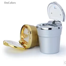 DoColors автомобильная пепельница с светодиодный чехол для Renault Koleos fluenec Sandero Latitude Kadjar Captur Talisman Megane RS clio