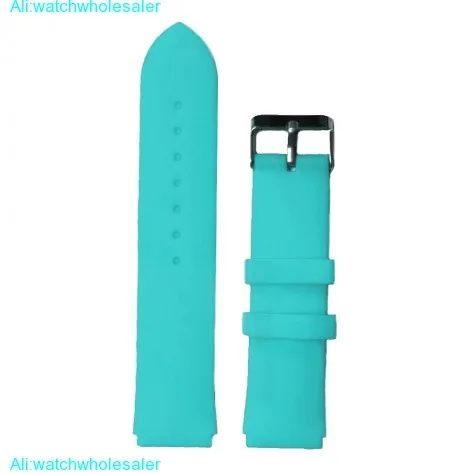22mm Sky Blue Color Silicone Jelly Rubber Unisex Watch Band Straps WB1061S22JB