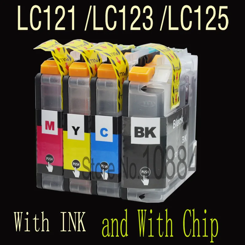 

For Brother J6520 J6520dw J6720dw J6920 J6720 6520 6720 6920 Printer Ink Cartridge LC123 Europe E204