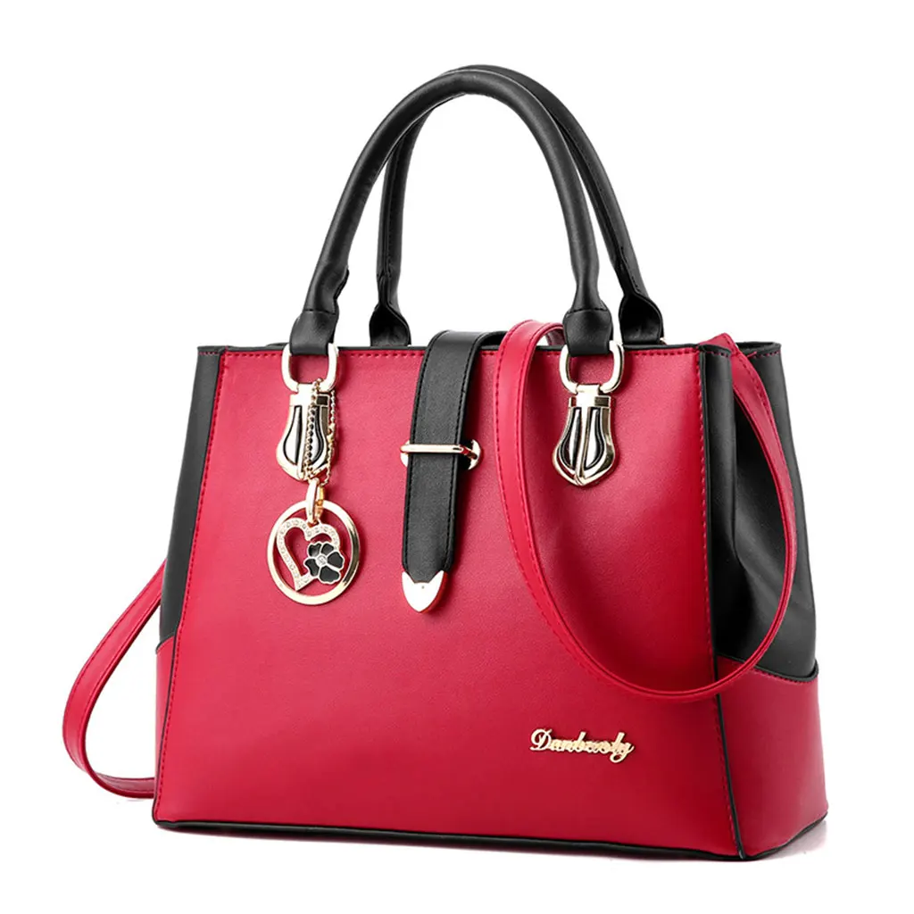 

High Quality Women Leather Handbag Shoulder Messenger Satchel Crossbody Top Handle Bags Ladies Tote Bag Purse