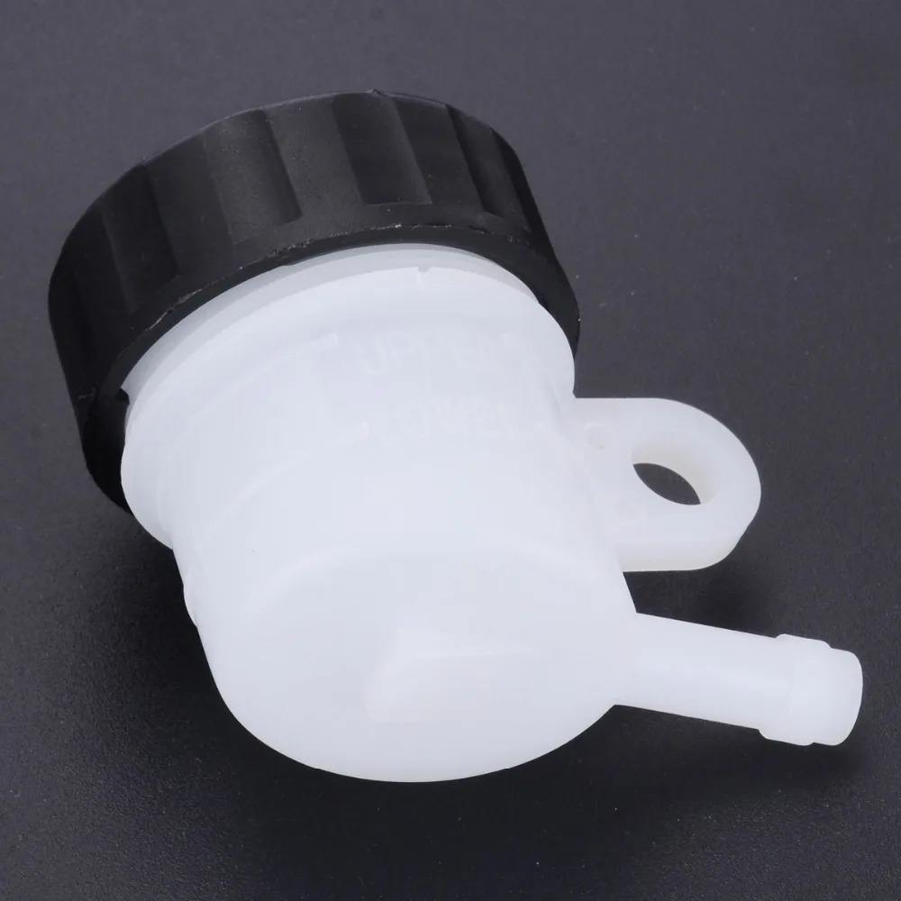 Mayitr 1pc Universal Motorcycle Brake Fluid Bottle ABS Plastic Motorbike Brake Reservoir Master Cylinder Oil Cup