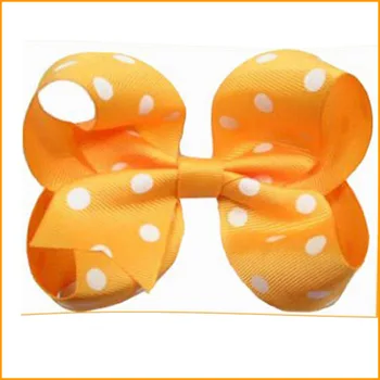 

100 Hand Customize Hair Accessories Free Shipping Good Girl 4.5" inch Boutique Hair Bow Clip 364 No.