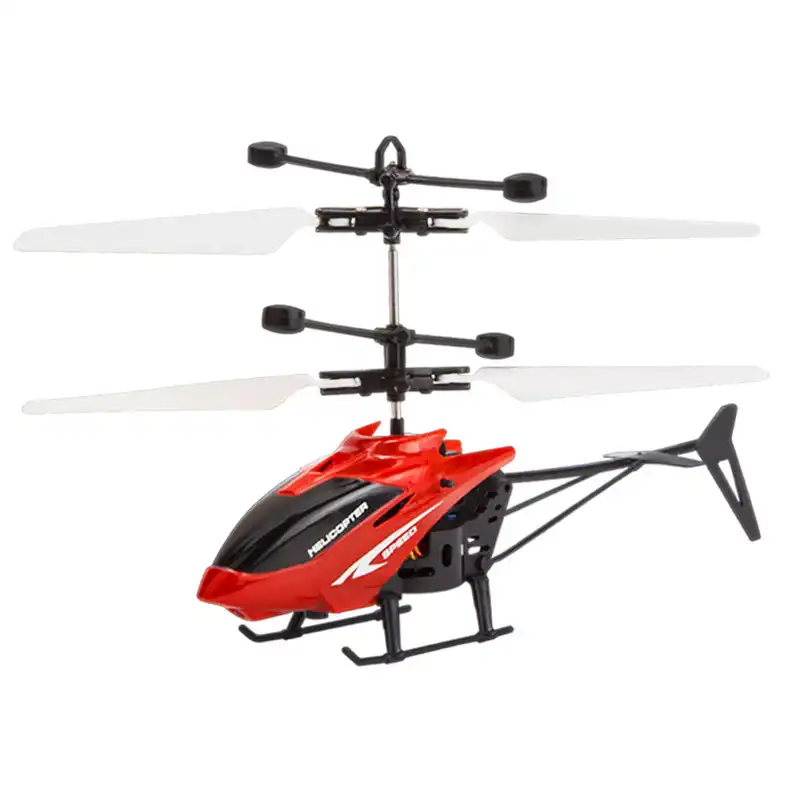Modo sin Cabeza Altitud Hold Azul Juguete Voladora con 2 bater/ías RC Helicopteros Teledirigidos con Luces LED Brillantes Regalos para ni/ños 360/° Flip Mini Drone para Principiante y ni/ños