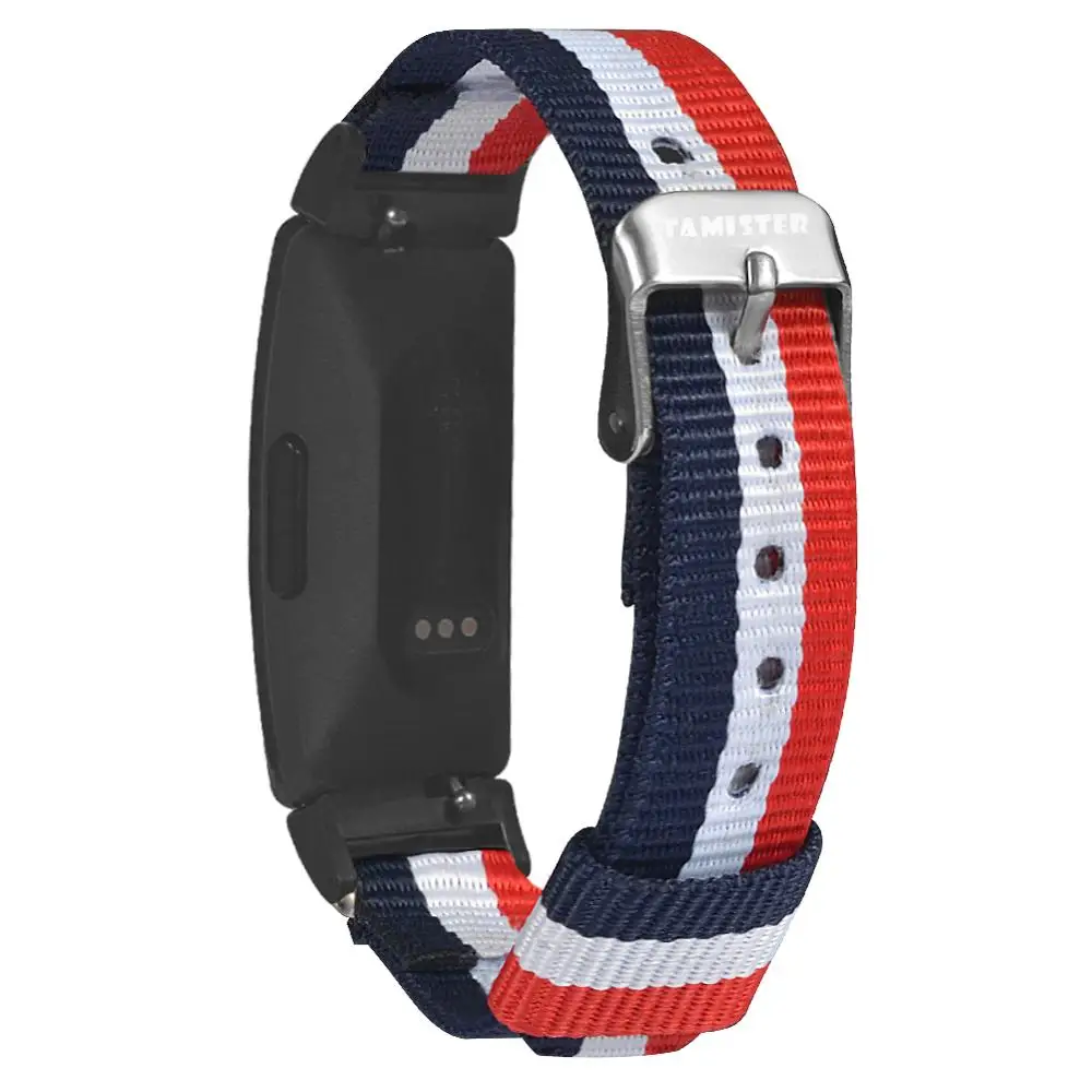 FIFATA нейлоновый холщовый цветной ремешок для часов для Fitbit Inspire смарт-браслет заменить браслеты для Fitbit спортивные часы