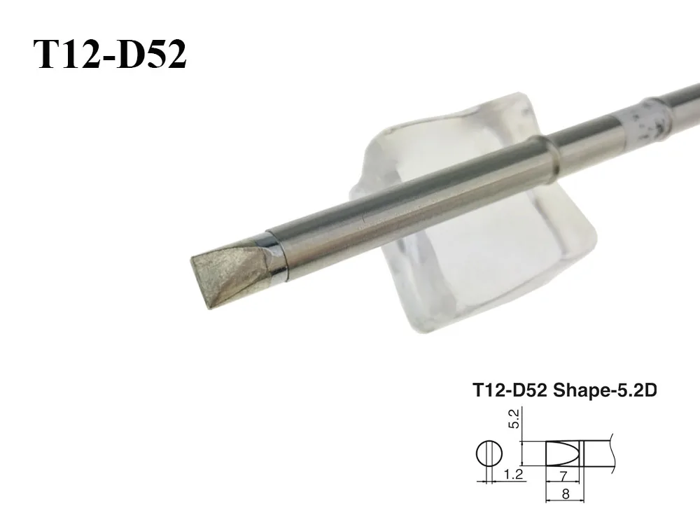 T12-D52 Electronic Soldering Iron 220v 70W T12 Solder Tips For FX-951 FM-2028 9501 For Soldering Handle Station Welding Tools (11)