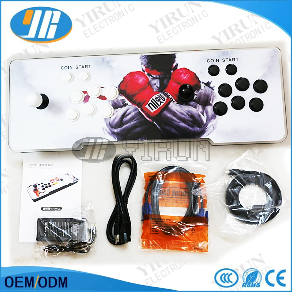 3D игровой автомат 2200 в 1 Multigames HDMI VGA с USB Король бойцов Аркада рокер
