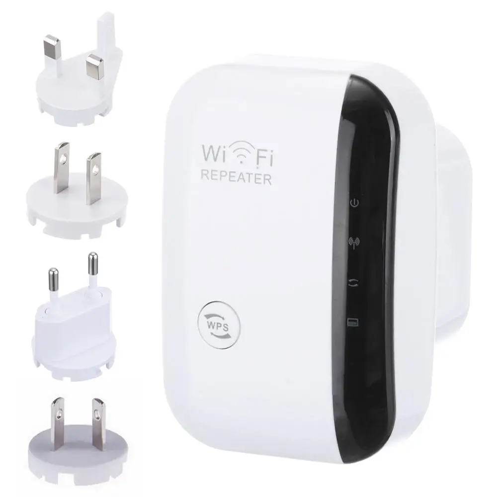 

Wireless WiFi Repeater AC 110-240V WiFi Range Extender Super Booster 300Mbps Superboost Boost Speed Wireless