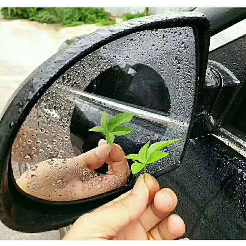 

2018 New 2Pcs Car Anti Fog Coating Rainproof Rear View Mirror Waterproof Protective Film Universal Membrane for All Cars TPMS