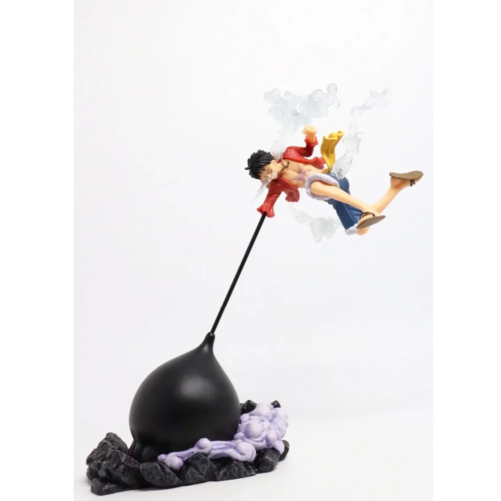 

26cm Japanese Anime One Piece Luffy Combat form Display Model Toy Cartoon Luffy PVC Collection Doll Toys Children Birthday Gift
