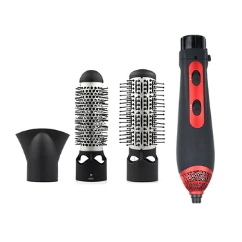 

3 in 1 Hot Air Brush Hair Dryer Kit Multifunctional Negative Ionic Styling Tools 1200W Hair Dryers Blowdryer Straightener Comb