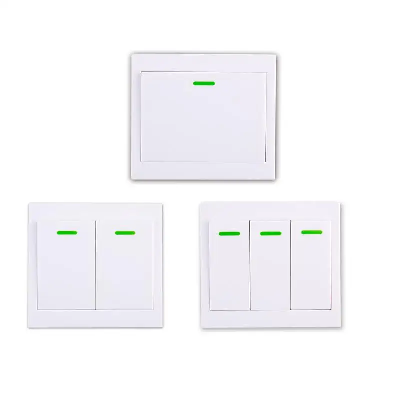 

RF Wireless Remote Control Switch transmitter 315/433.92 MHz 86*86mm wall