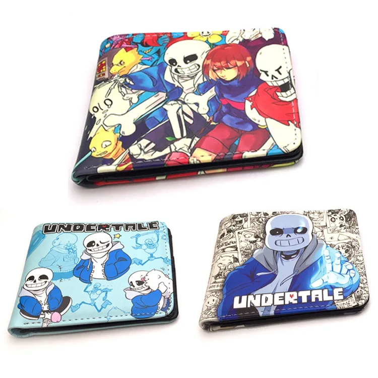 Novelty Game Undertale Wallet PU Student Short Wallets Casual Leather Card Holder Cute Cartoon Gift Kids Children Purse Carteras | Багаж и