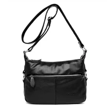 Высококачественная женская сумка через плечо из натуральной кожи, повседневная женская сумка через плечо, Женская дорожная сумка