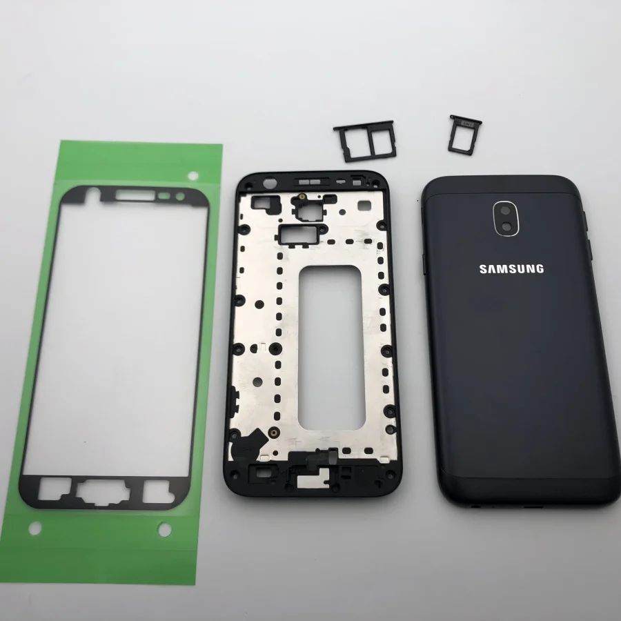 Оригинальный Корпус задней крышки аккумулятора для Samsung Galaxy J3 2017 J330 J330F корпус с