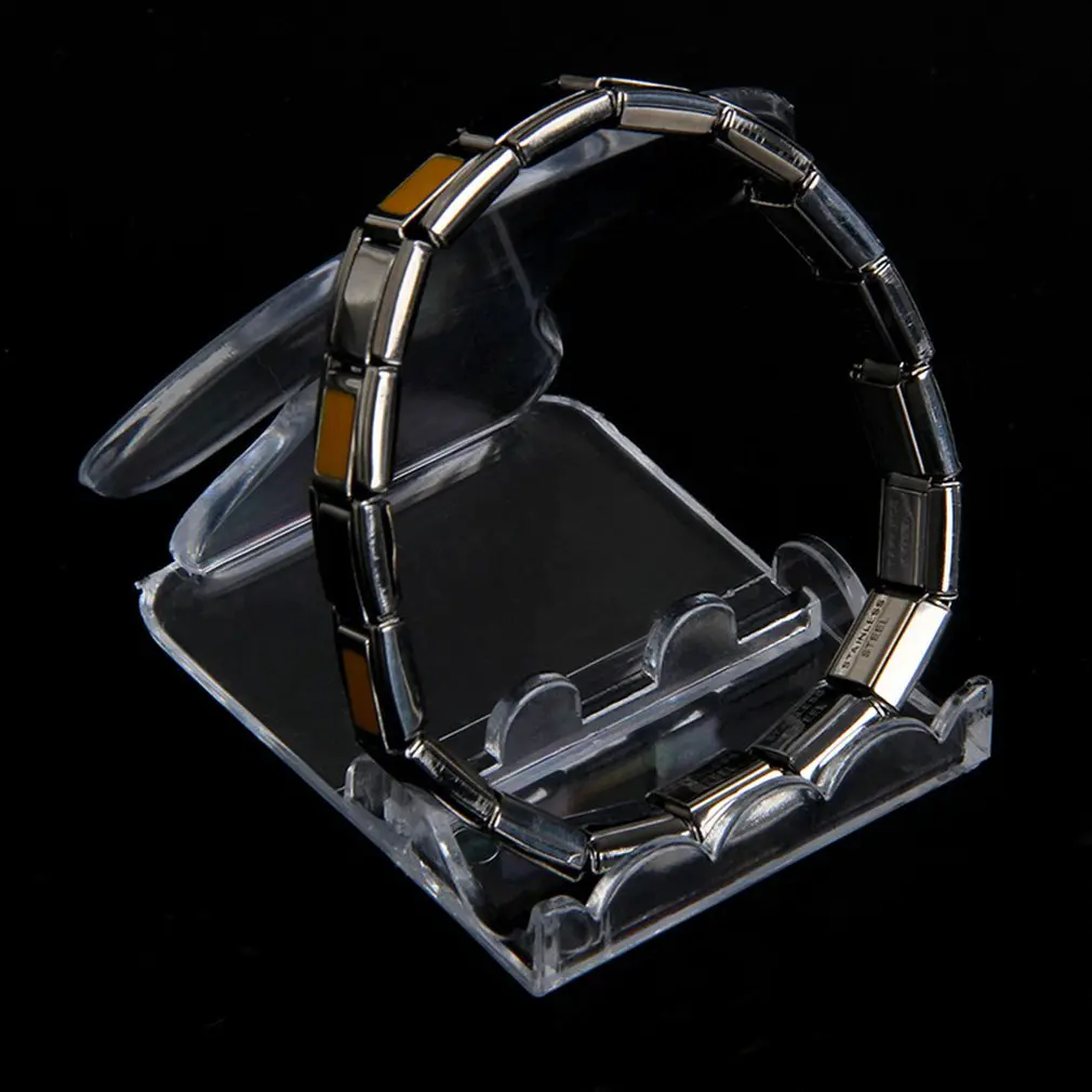 Acrylic Jade Bracelet Display Stand Transparent Bracelet Watch Jewelry Organizer Rack Showcase Holder 4Types Drop Shipping