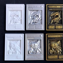 YU GI OH TARJETA ORO Tarjeta de Metal Local Japón ojo dorado dragón blanco VOL Colección de Edición