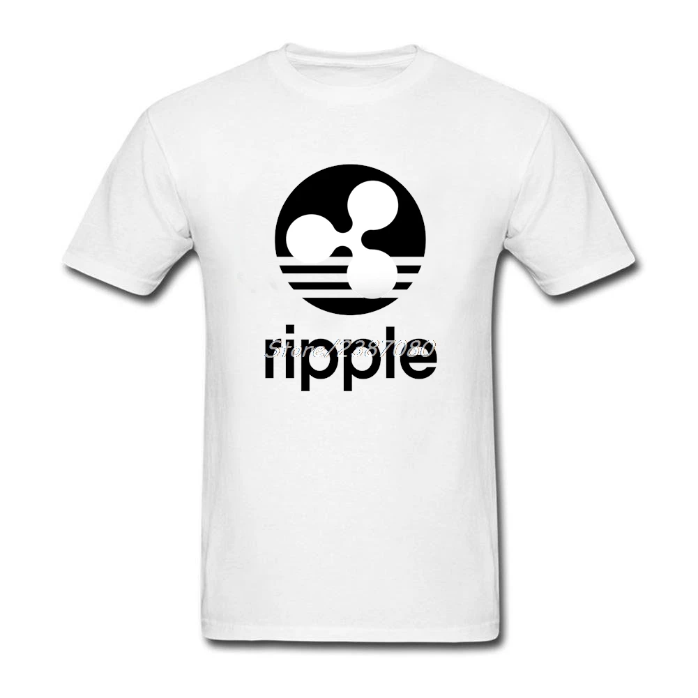 Ripple XRP CryptoCurrency T Shirt Custom Short Sleeve Brand Clothing