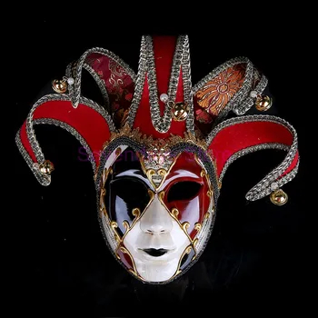 

Newly high-end Venetian masquerade mask mask Europe and the United States Halloween clown mask show supplies