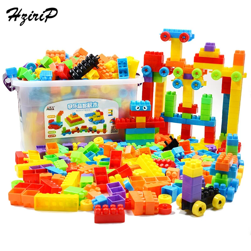 

Hzirip Large Particles Of Wood Storage Box With Spell Insert Early Education Building Blocks 3-6 Years Children's Creative Toys